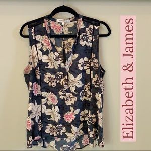 Elizabeth and James silk sleeveless top